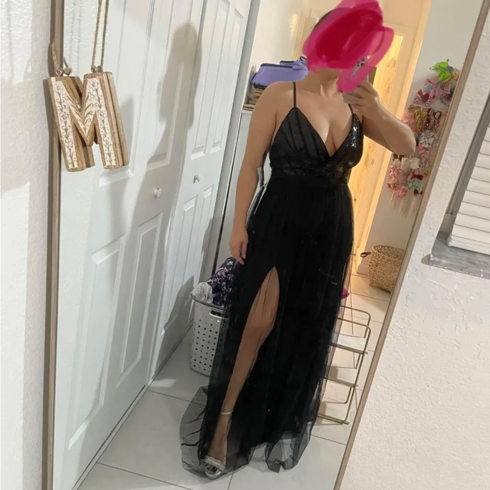 Sparkly Black Dress